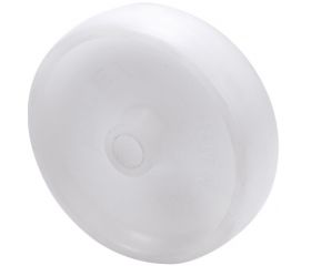 RUEDA BP40-5,3-20 PLASTICO BLANCO EJE LISO